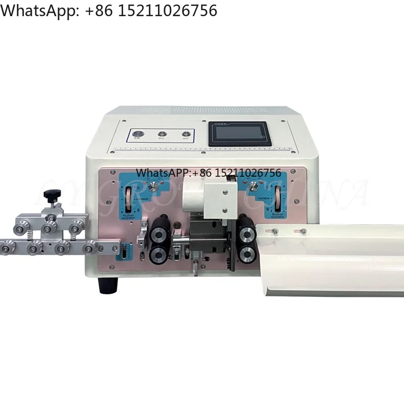 LY 810NT 4 Wheels Drive Electric Round Sheath Wires Inner and Outer Double Layers Peeling Cutting Machine
