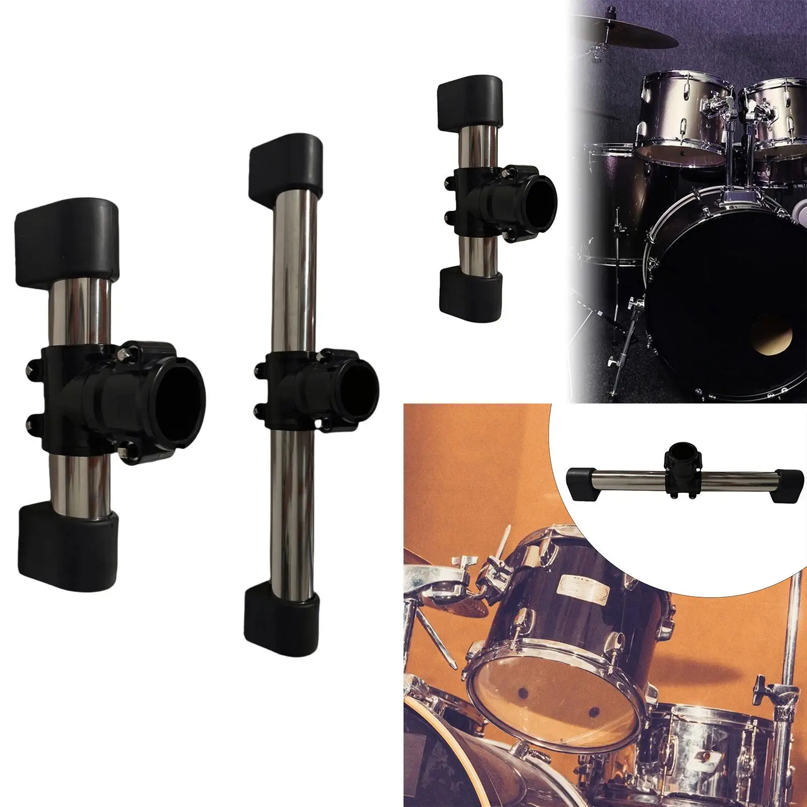 Drum Rack Parts Sturdy T Shaped Wear Resistant Expansion Mount Hardware Drum Frame Connector Connector Bar Fittings Jazz Drum