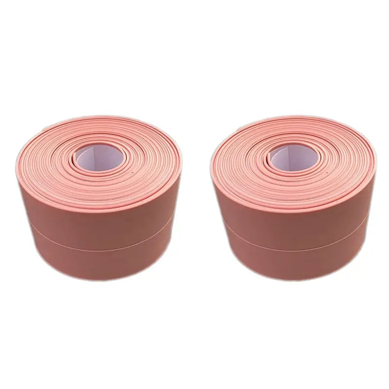 

Водонепроницаемая герметизирующая лента ABXF-Anti-Mildew Pink, 3,2 м x 2,2 см, идеально подходит для герметизации дверей ванной комнаты и кухни, душевых кабин и раковин.