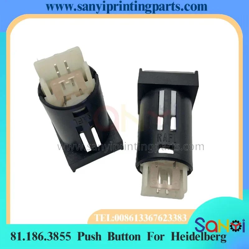 1 PCS Heidelberg พิมพ์ Push ปุ่ม 81.186.3855 1tra 1.15114.106/1002 สําหรับชิ้นส่วนเครื่องจักร