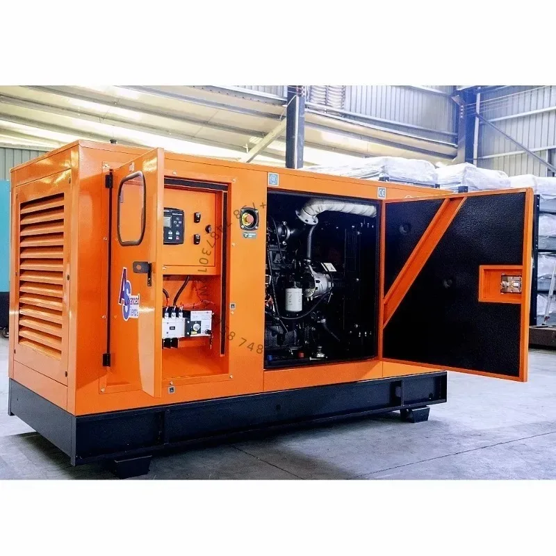 

High Quality Industrial Soundproof Type die sel Generator 50kw/60kw/70kw/80kw/125kva die sel Generator Set