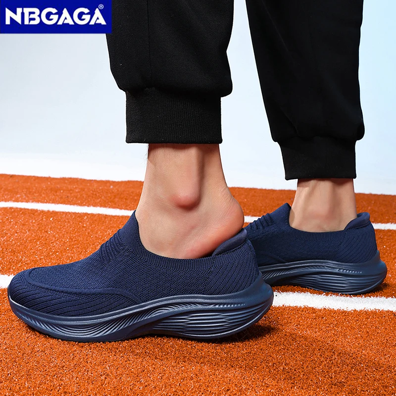 Lightweight Men Casual Sport Shoes Slip‑on Breathable Mesh Walking Sneakers For Outdoor Fitness Jogging Size 39-46 - view 6