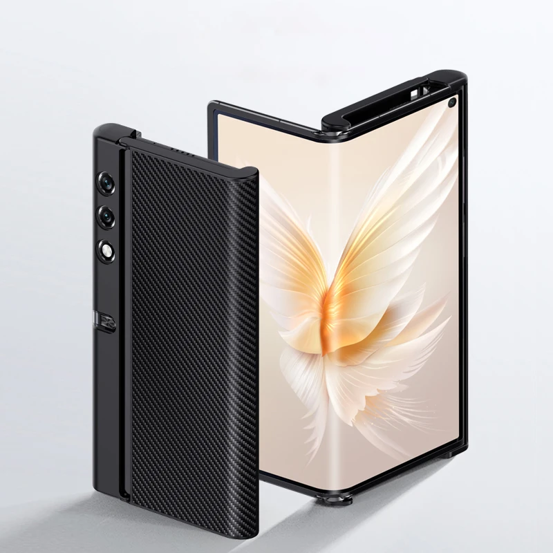 Huawei-高級レザー携帯電話ケース,耐衝撃性カーボンファイバー耐衝撃ケース,VCA-AN00