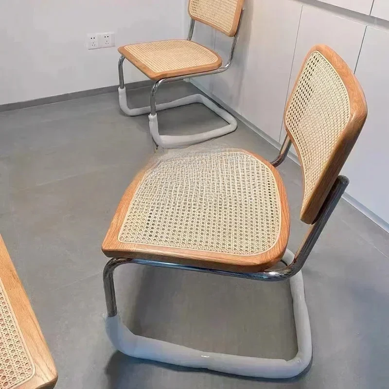 Обеденные стулья Современный дизайнер Nordic Cesca Роскошный салон Уличный стул Эргономичный балкон Sillas Para Comedor Мебель WK50DC