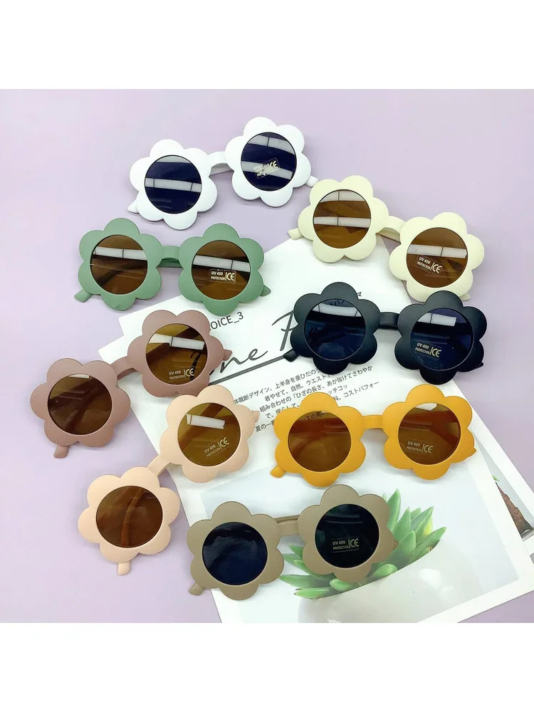 Lunettes de soleil multicolores à la mode et tournesol pour bébé, Super mignonnes, Protection UV pour enfants, nouvelle collection 2026