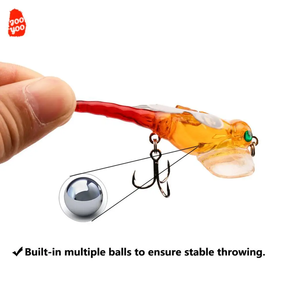 Señuelo Duro Topwater Imitación Libélula – Wobbler para Trucha - imagen 3