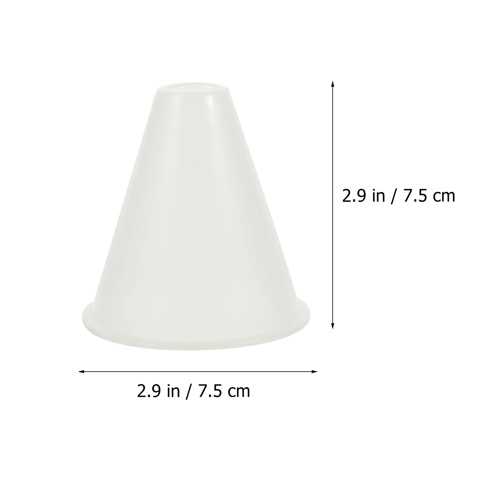 

1Set Roller-Skating Cone Hollow Design Lightweight Portable Stable Ground Use Training Marker Outdoor Sports Cone