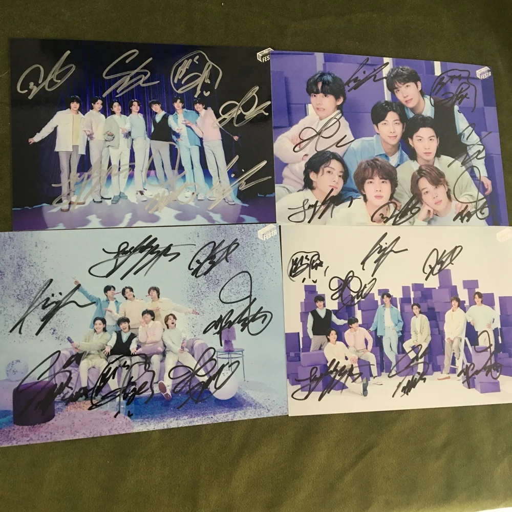 K-pop Kangion groupサイン入り写真、5*7、2023 - AliExpress 15