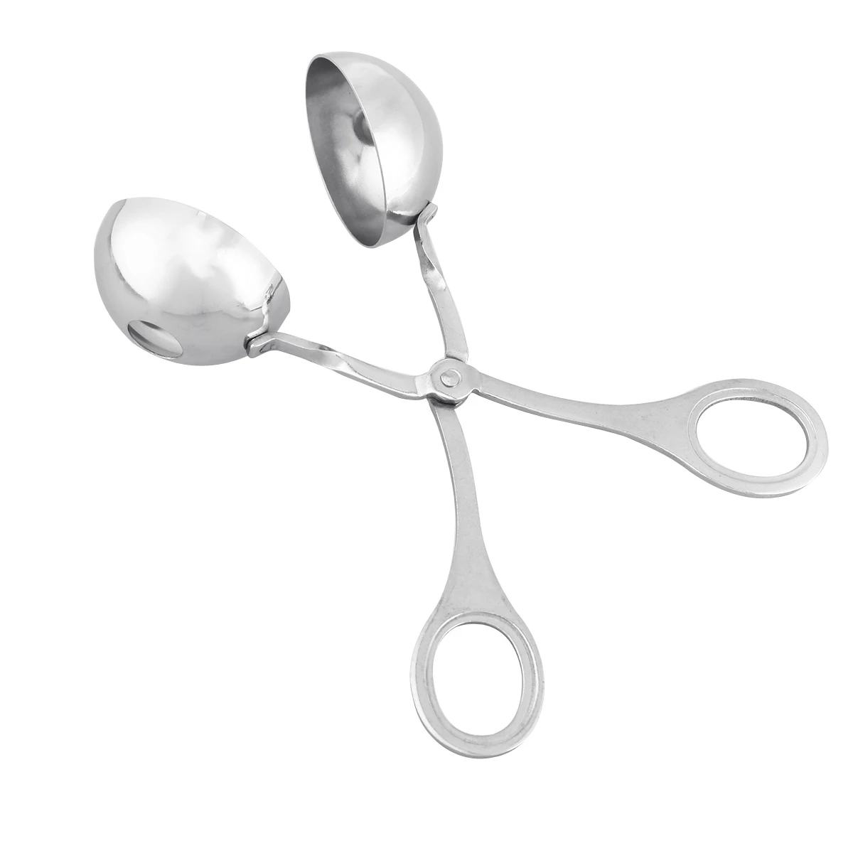 

2Pcs Meatball Clip Kitchen Gadget Non toxic Stainless Steel Mold Maker Rice Balls Shaped Tools Easy Use Save Time