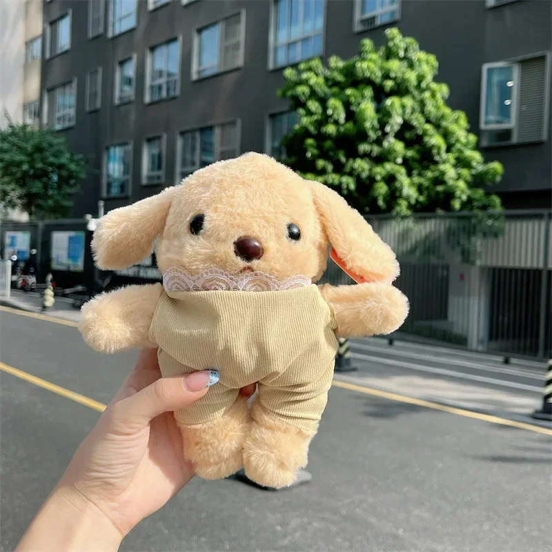 Plush Puppy Dog Case for AirPods 4 Airpod 1 2 3 Pro Pro2 Bluetooth Earbuds Charging Box Protective Earphone Case Cover