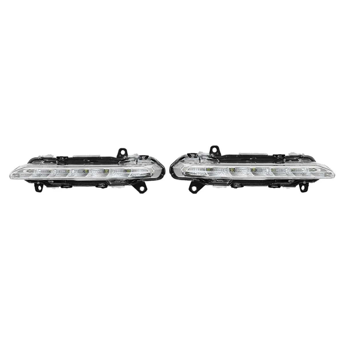 1Pair Front LED Daytime Running Light A2218201756/A2218201856 for S-Class W221 09-13 S350 S500 C250 C350 GLK350