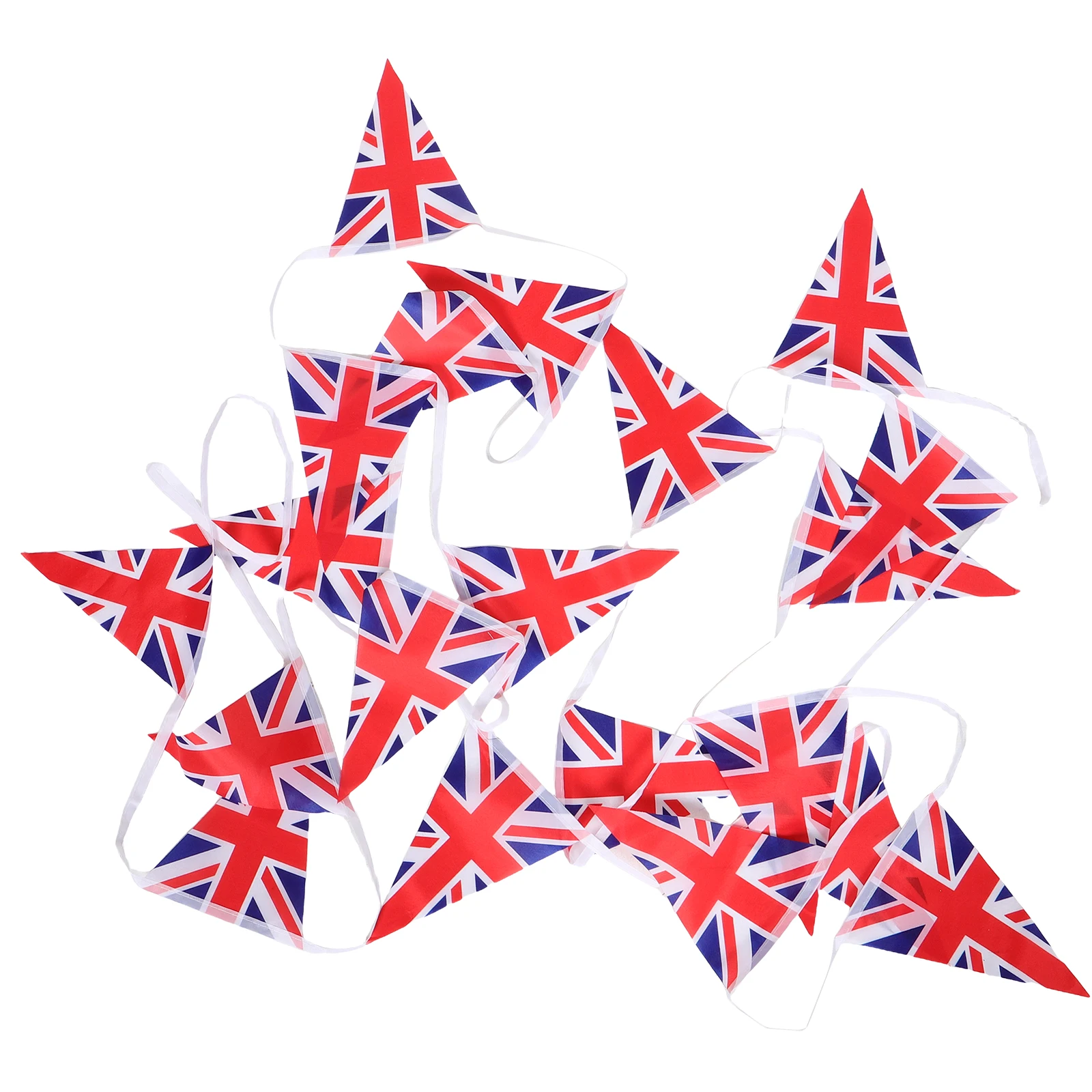 

Triangle Flag Bunting 5 Meter Party Hanging Decor Polyester Vibrant Colors Indoor Outdoor Celebrations Sports Events