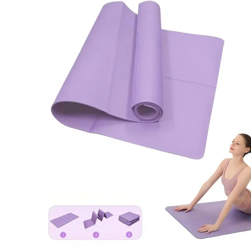 1 Stück Yoga-Matte Rutschfeste Sport-Fitness EVA Komfort-Schaumstoff Dicke Yoga-Matte für Übungen Yoga und Pilates Gymnastik-Matte