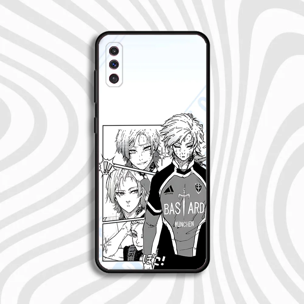 Funda de teléfono Michael Kaiser Anime para Samsung S 25,24,23,22,30,21,10,9,Ultra,Plus,Lite,FE,4,5 G, funda blanda negra