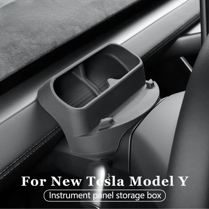 

for Tesla Model Y Launch 2025 Car Glasses Storage Box Car Mounted Sunglasses Organizer Storage Tray Interior Accessories Tools
