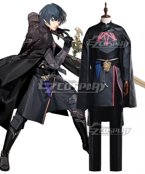 Fire Emblem: Three Houses Male Byleth Uniform Suit Halloween Christmas Outfit Suit Men Women Clothings Cosplay Costume E001