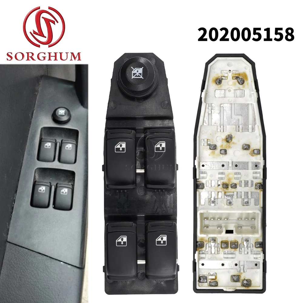 

SORGHUM Aveo Electric Power Window Switch Lifter Control 202005158 For Chevrolet Aveo Pontiac G3 Wave 2007-2011 Auto Spares