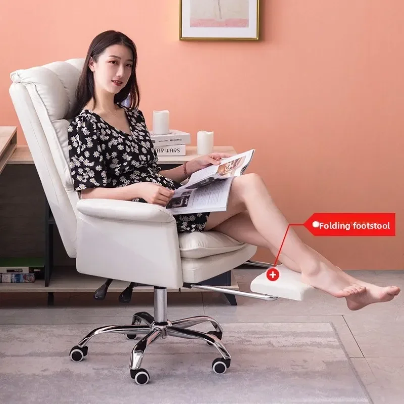Household Goods Computer Chair Household Swivel Chair Study Office Sedentary Boss Chair Reclining E-sports Chair Live Soft Seat