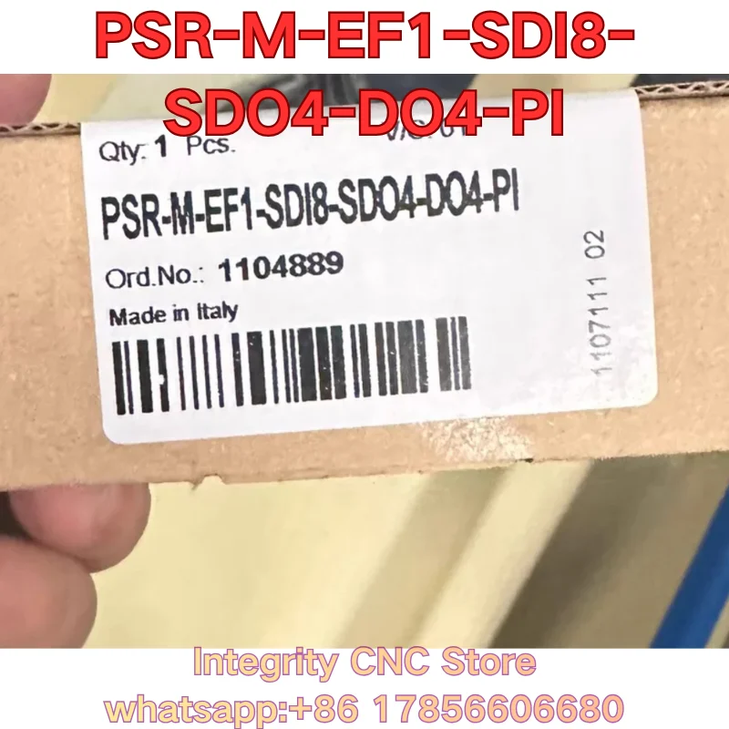 

New PSR-M-EF1-SDI8-SDO4-DO4-PI PLC module 1104889