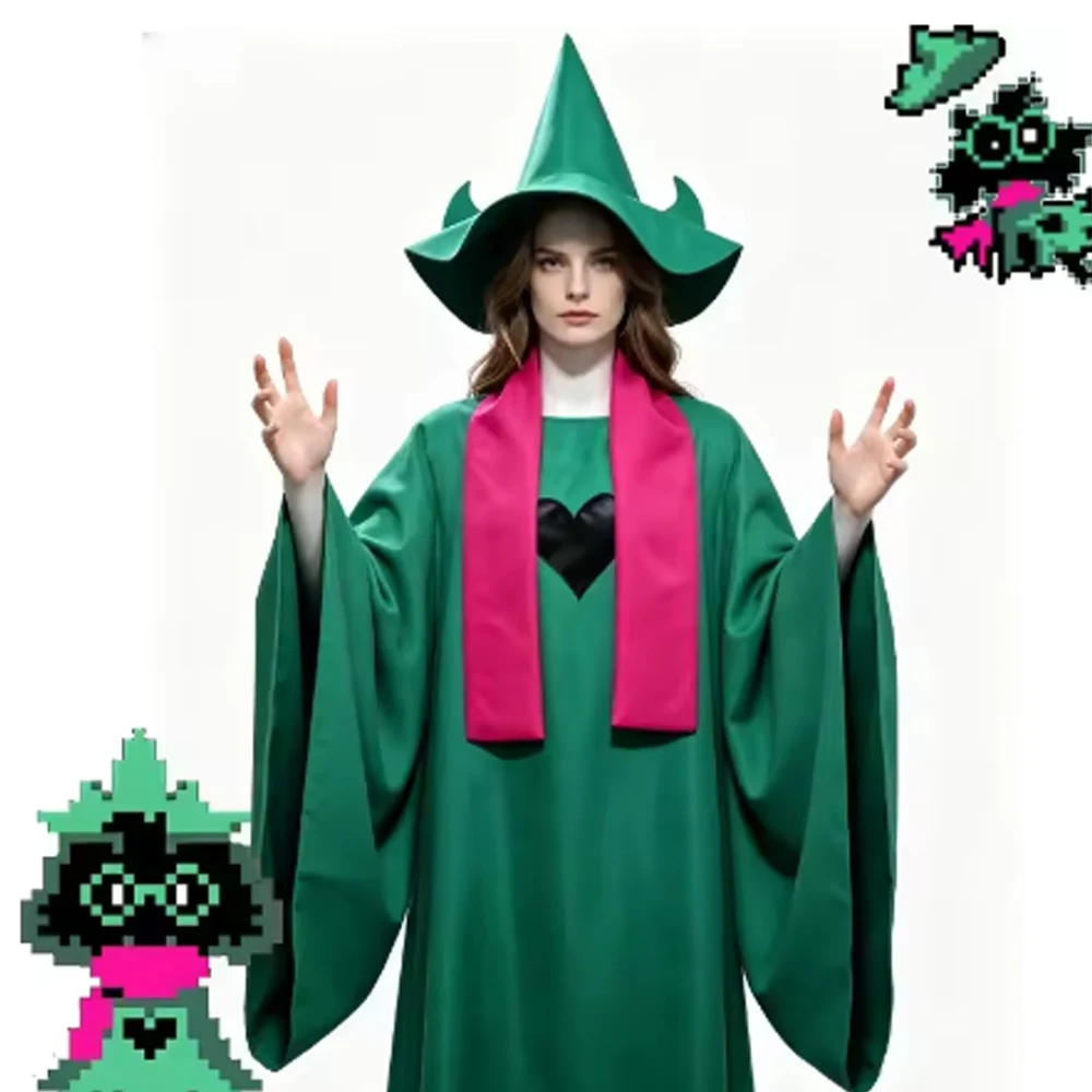 Disfraz de Cosplay del Príncipe de Deltarune, Sudadera con Capucha y Capa con Gorro y Bufanda, Regalos para Fiestas de Disfraces de Halloween