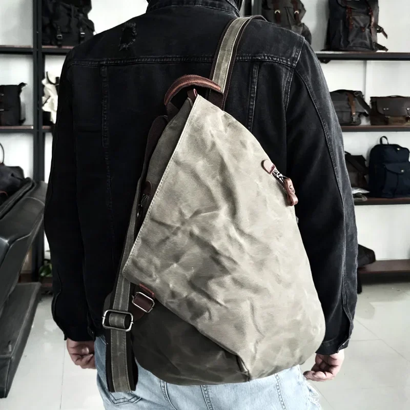 

Waterproof Men Cycling Backpack Retro Motorcycle Helmet Bag Travel Rucksack Laptop Backpack
