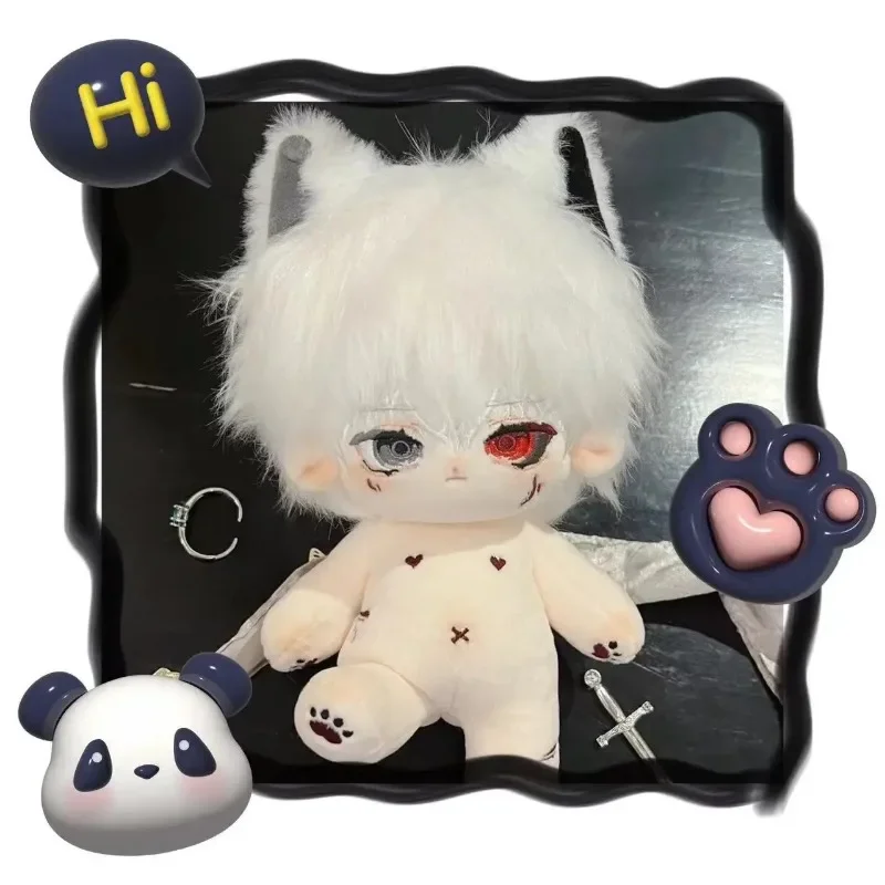 ตุ๊กตาอะนิเมะTokyo Ghoul Kaneki Ken Centipede 20 ซม.ตุ๊กตาหุ่นของเล่นสําหรับเด็กผู้ใหญ่สะสมผ้าฝ้ายชุด-upตุ๊กตาแฟนของขวัญ