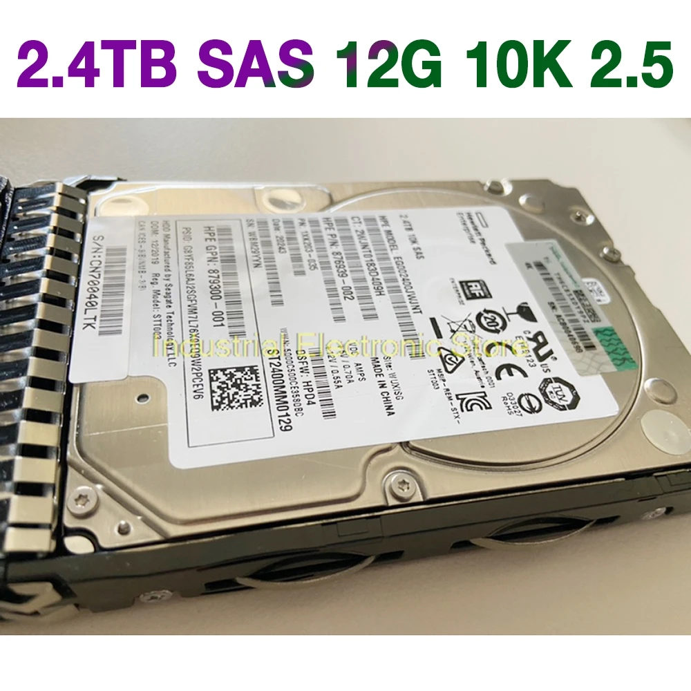 

2.4TB For HPE 881457-B21 SAS 12G 10K 2.5 HDD 881507-001 Hard Disk