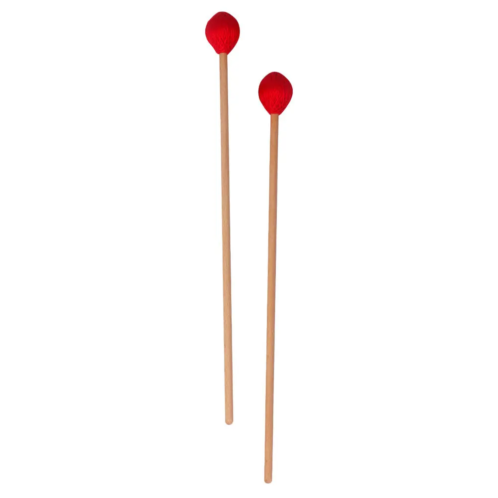

2 Pcs Guide Percussion Tarolas Xylophone Drum Bending Firth Hickory Sticks Mallets Marimba Instrument