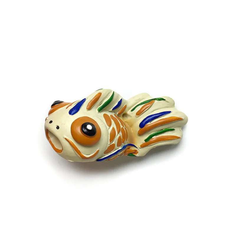 

Japan Koi Fish (Traditional Auspicious Cultural Element) 3D Resin Painted Koi Fridge Magnet Souvenir Home Decor