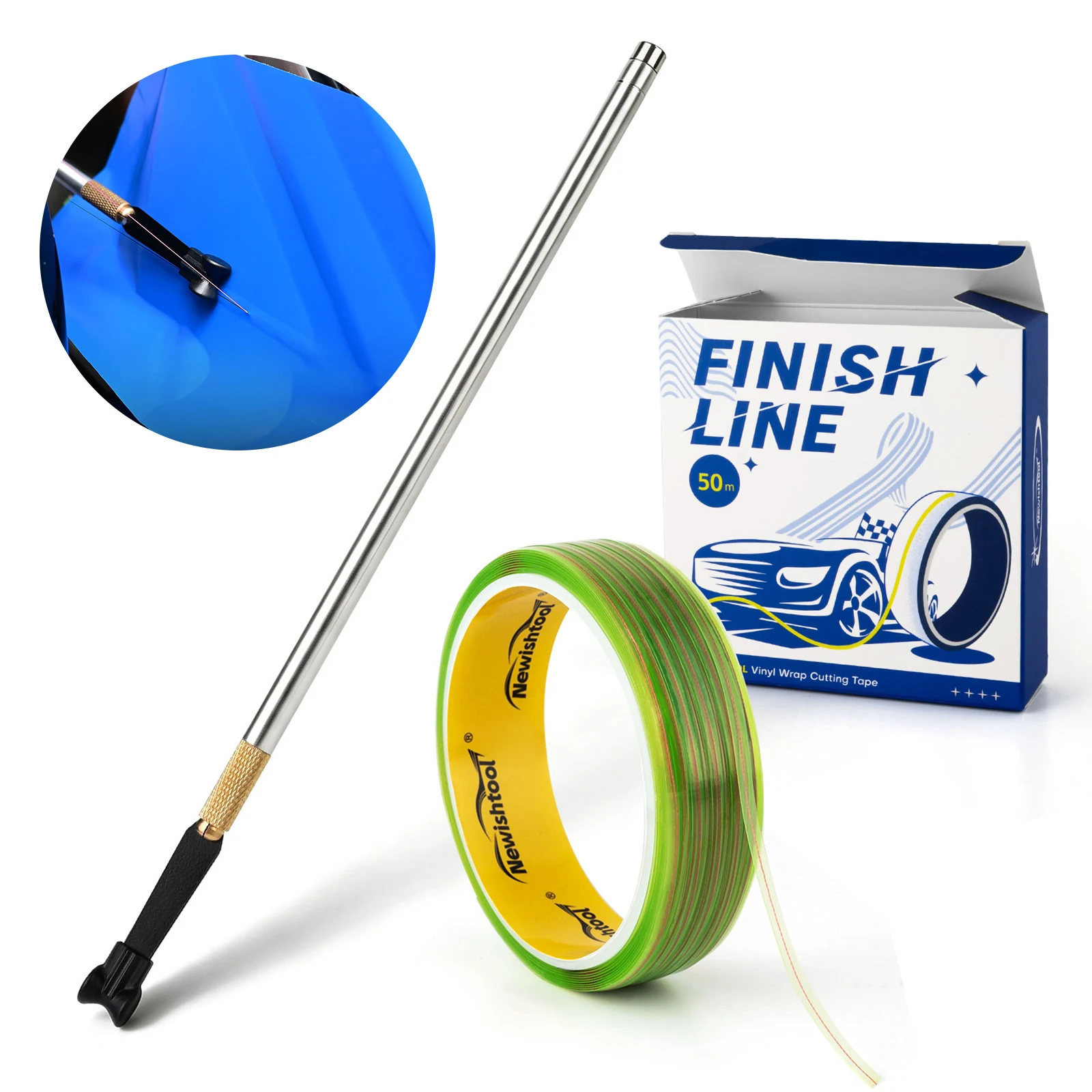 EHDIS 5M Car Wrap Knifeless Tape Safety Finish Line Knifeless Tape Cutting Film Line Vinyl Wrapping Film Cutting Line Tools