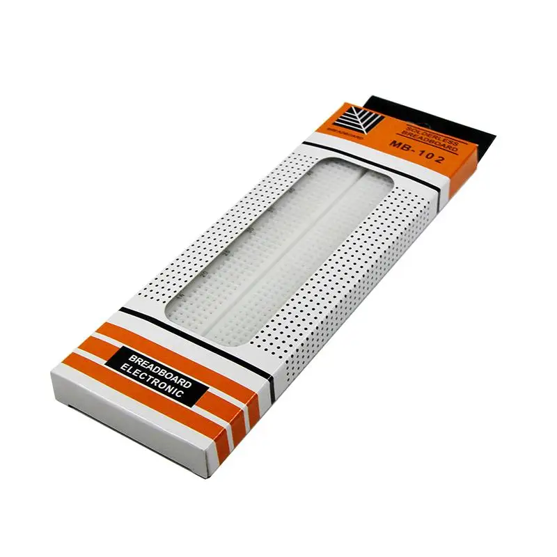 400 Points Compact Solderless PCB Breadboard With Jumper Cable Set For Practical Electronic Training DIY Class