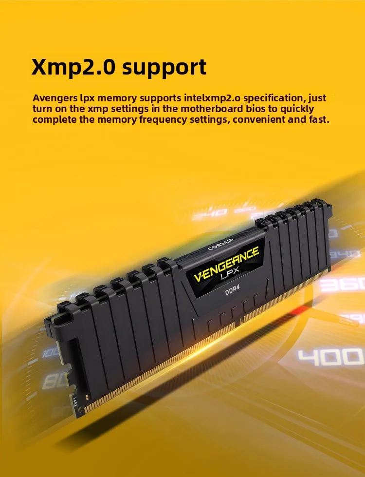 عصا ذاكرة مكتبية 16 جيجابايت DDR4 3600، Avenger LPX #6