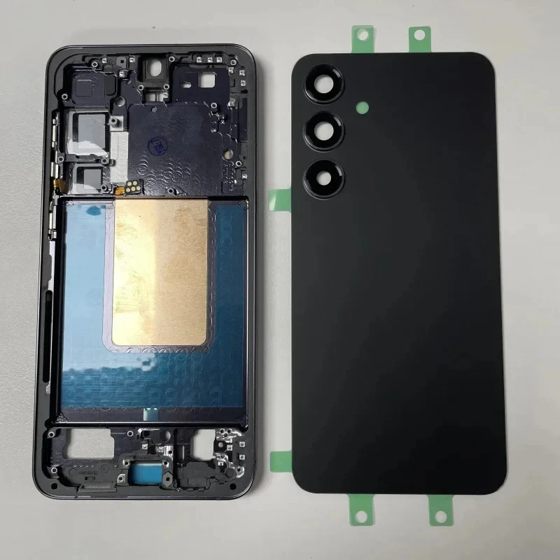 

Корпус для Samsung Galaxy S24 Plus S926, ЖК-дисплей, средняя рамка, стеклянная задняя крышка аккумулятора, задняя крышка с объективом камеры