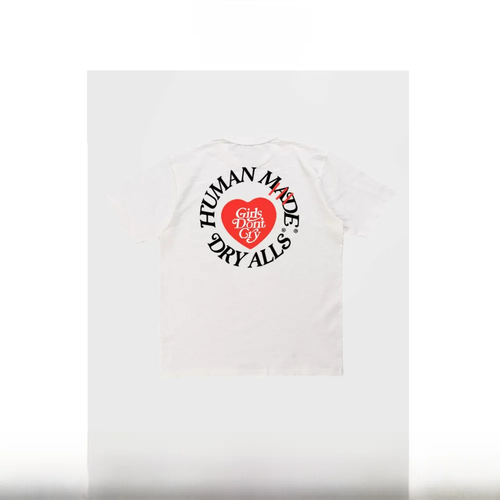 

Летняя новая свободная футболка Humans Mades ort Sve с узором «Любовь», одежда для пар, бамбуковый хлопок, модная защита от солнца, женская...