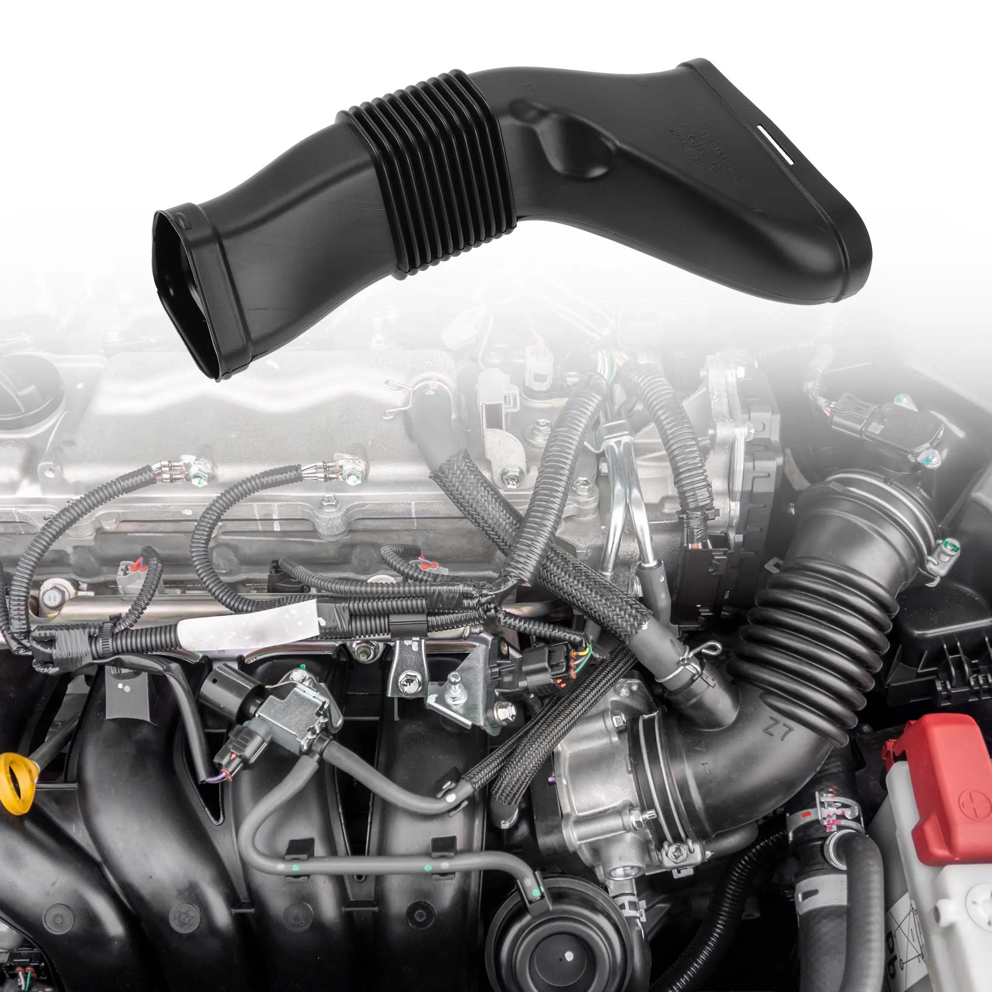 

X Autohaux Автомобильный впускной шланг, совместимый с Mercedes-Benz C63 для AMG, черный No 1560941682