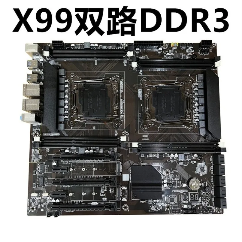Dual CPU Computer Motherboard LGA2011‑V3 Support DDR3 Memory for E5‑2683V4 2678V3 Processor Replacement Part
