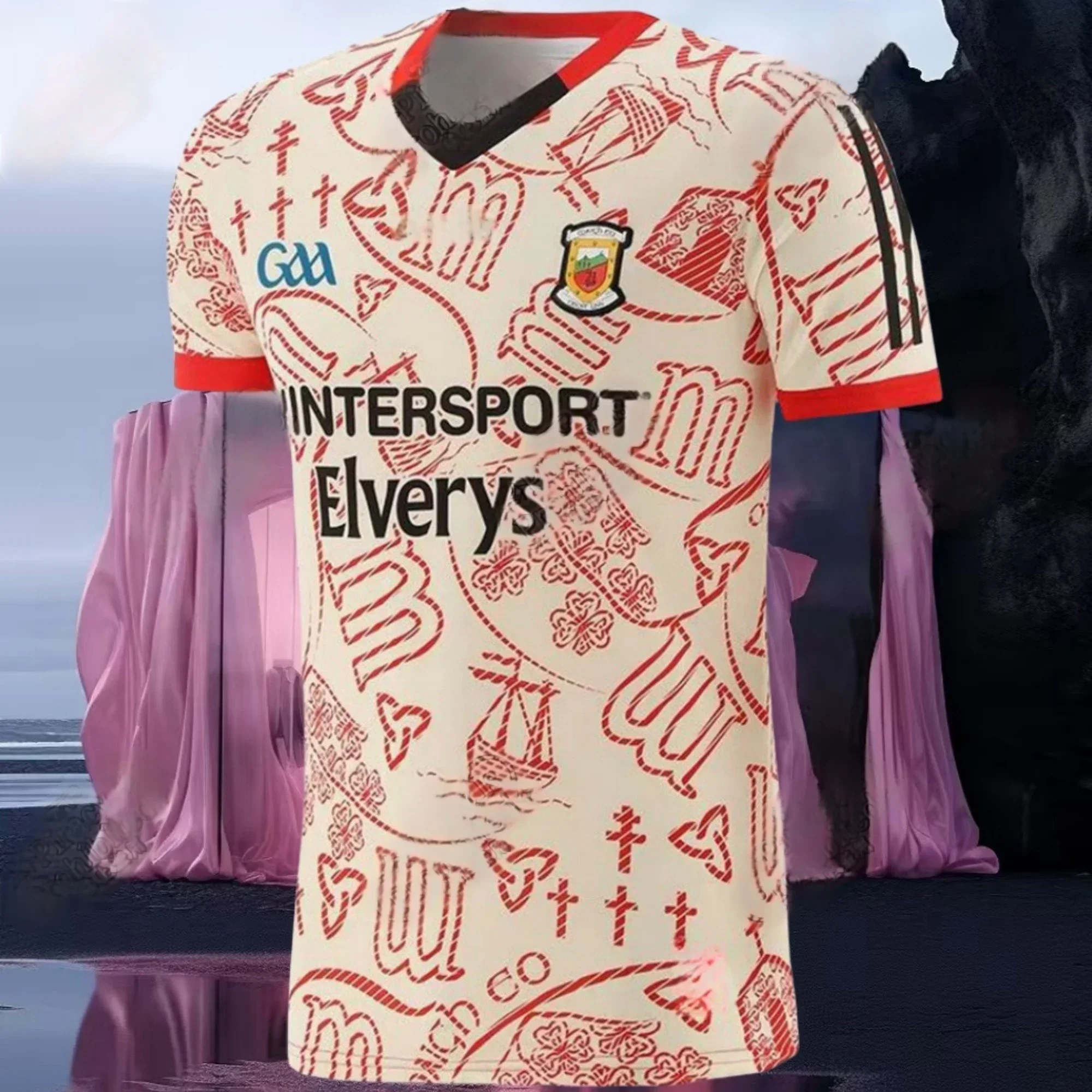 2025 قمصان GAA الجديدة Meoklair Dublin، Donner، Galway، Tipperary، Cork دراجة نارية قابلة للتنفس موضة غير رسمية تي شيرت رياضي خارجي