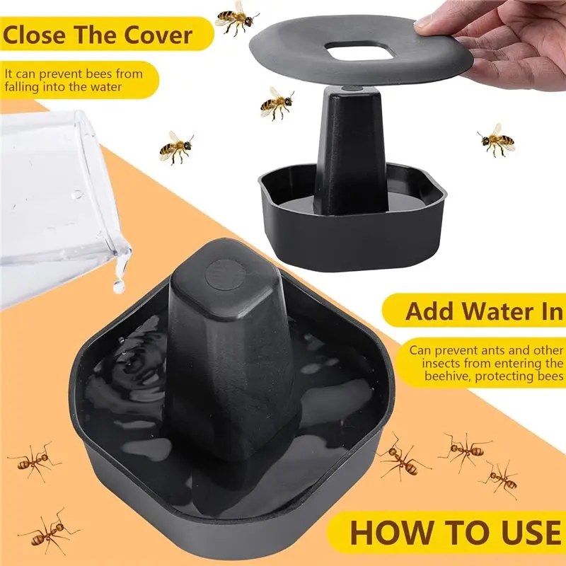 AFOURT-3 Sets/12Pcs Beehive Stands- Sturdy Beehive Feet Stands- Beehive Base Beekeeping Hive Support Tools For Outdoor Garden