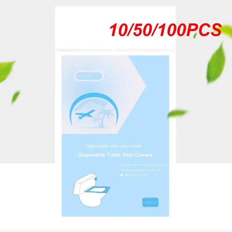 10/50/100PCS Disposable Toilet Mat Double Clean Environmental Protection Unit Weight 0.02kg Color White Eseentail For Going Out