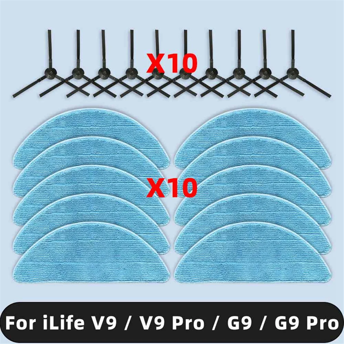 V9 / V9 Pro / G9 / G9 Pro 교체 부품용 FZFZ 사이드 브러시 걸레 천 액세서리 소모품