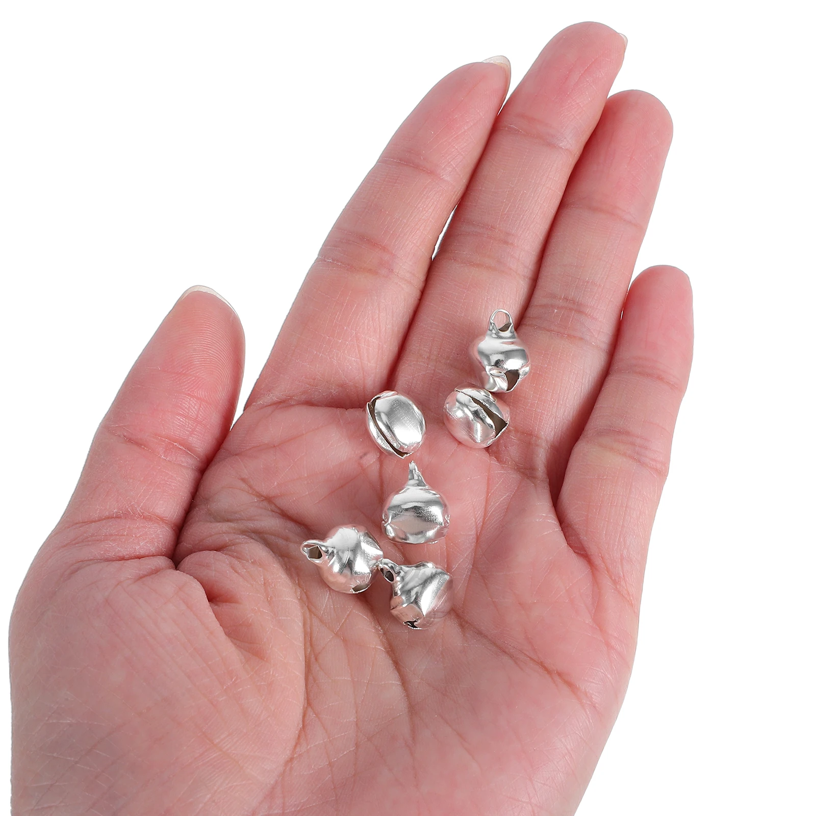 200 قطعة أجراس جلجل عتيقة صغيرة أجراس معدنية صغيرة للحرف اليدوية طوق الحيوانات الأليفة اكسسوارات ديكور المنزل جرس قلادة طوق جرس سحر