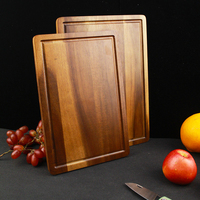 Wooden cutting board, food tray, solid wood breakfast tray, household kitchen cutting board, vegetable and fruit cutting board