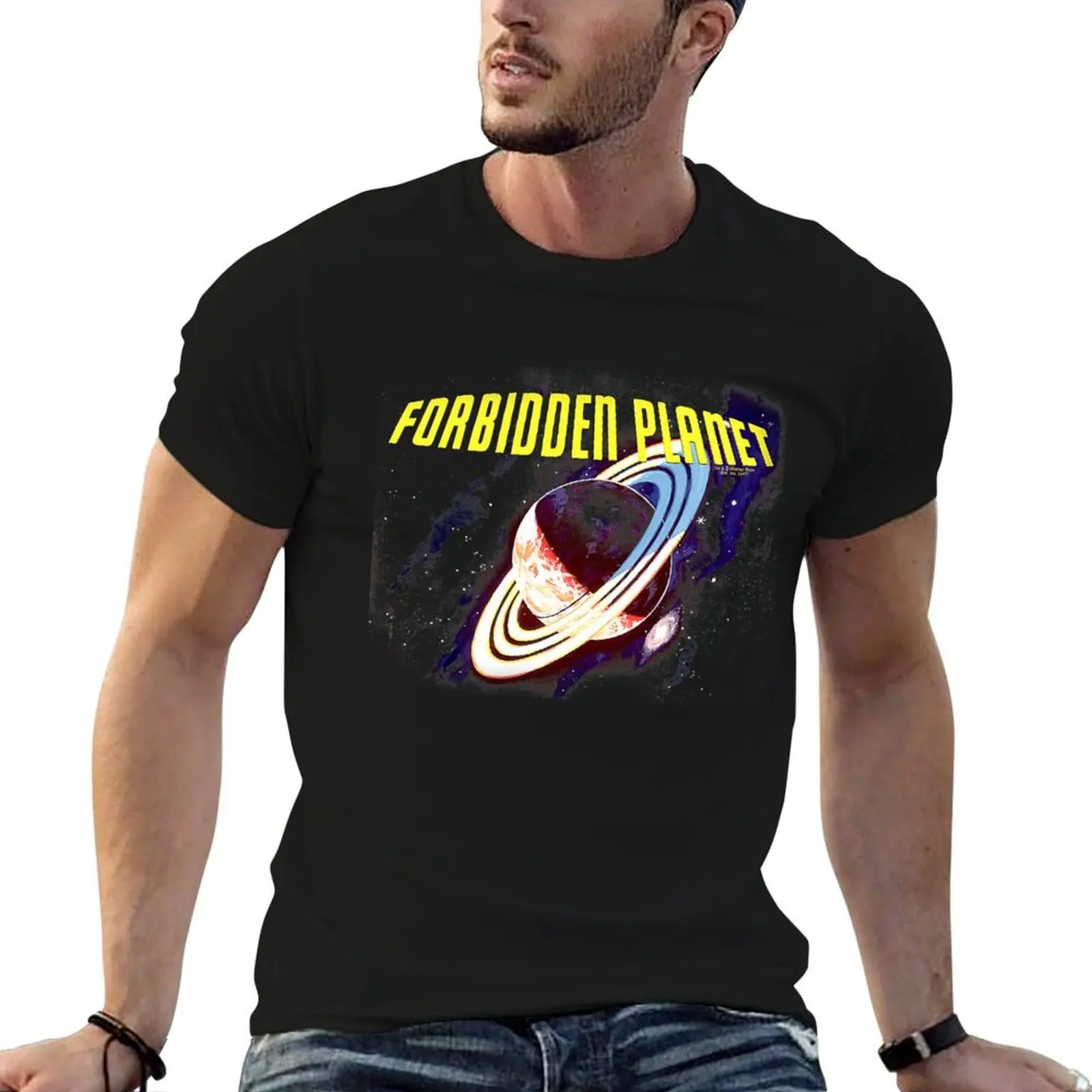 

Forbidden Planet Planet T-Shirt man t shirt designer anime t shirts oversize T-Shirt