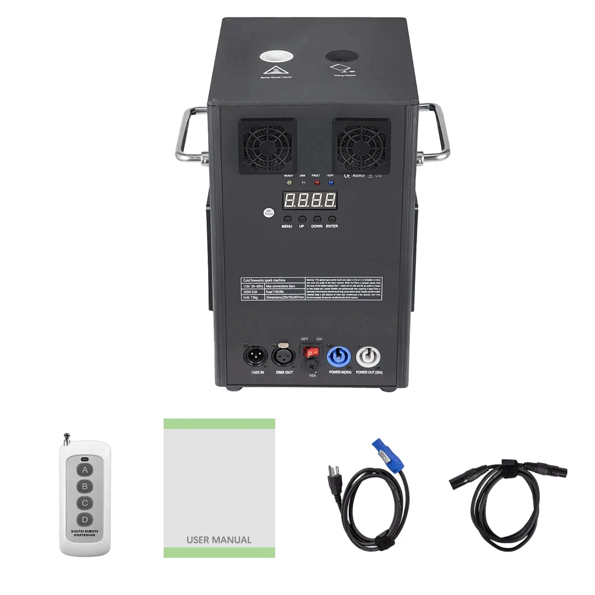 Wholesale Retail Dmx Remote DJ Bridal Entrance Concept Wedding Pyrotechnic Fountain Indoor Firework Cold Spark Machine Stage