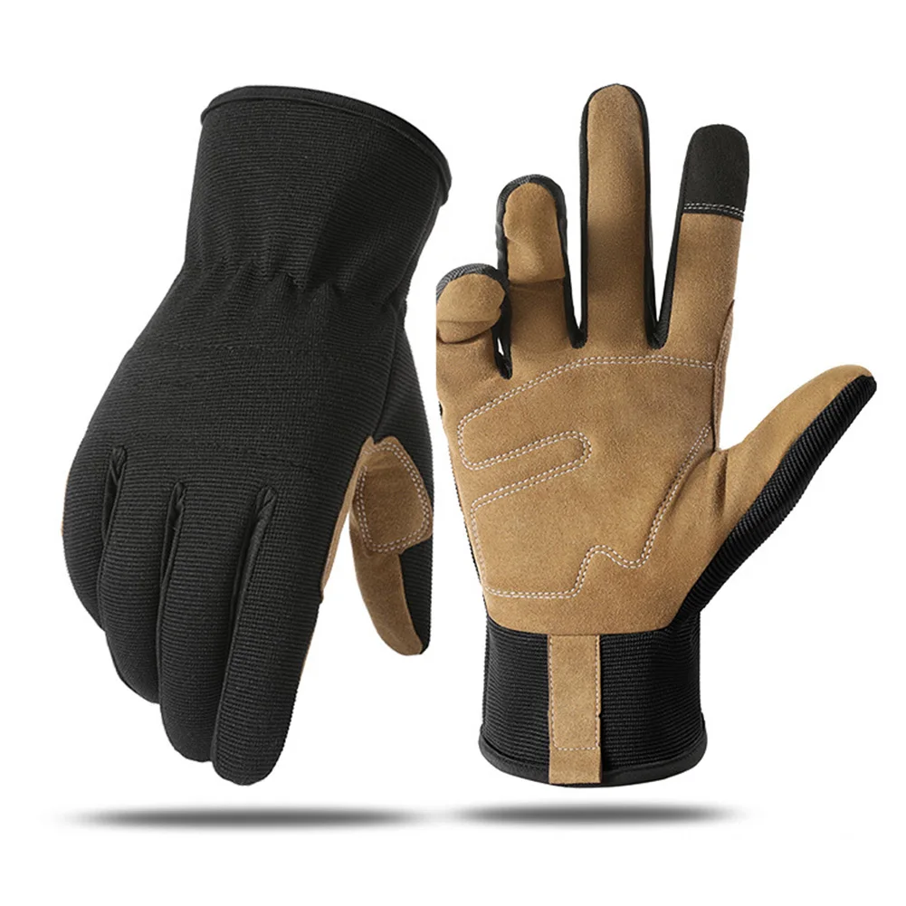 Excellent Grip Cycling Gloves Breathable Touch Screen Capable Light Duty Gloves Light Duty Design Work Gloves Outdoor Activities
