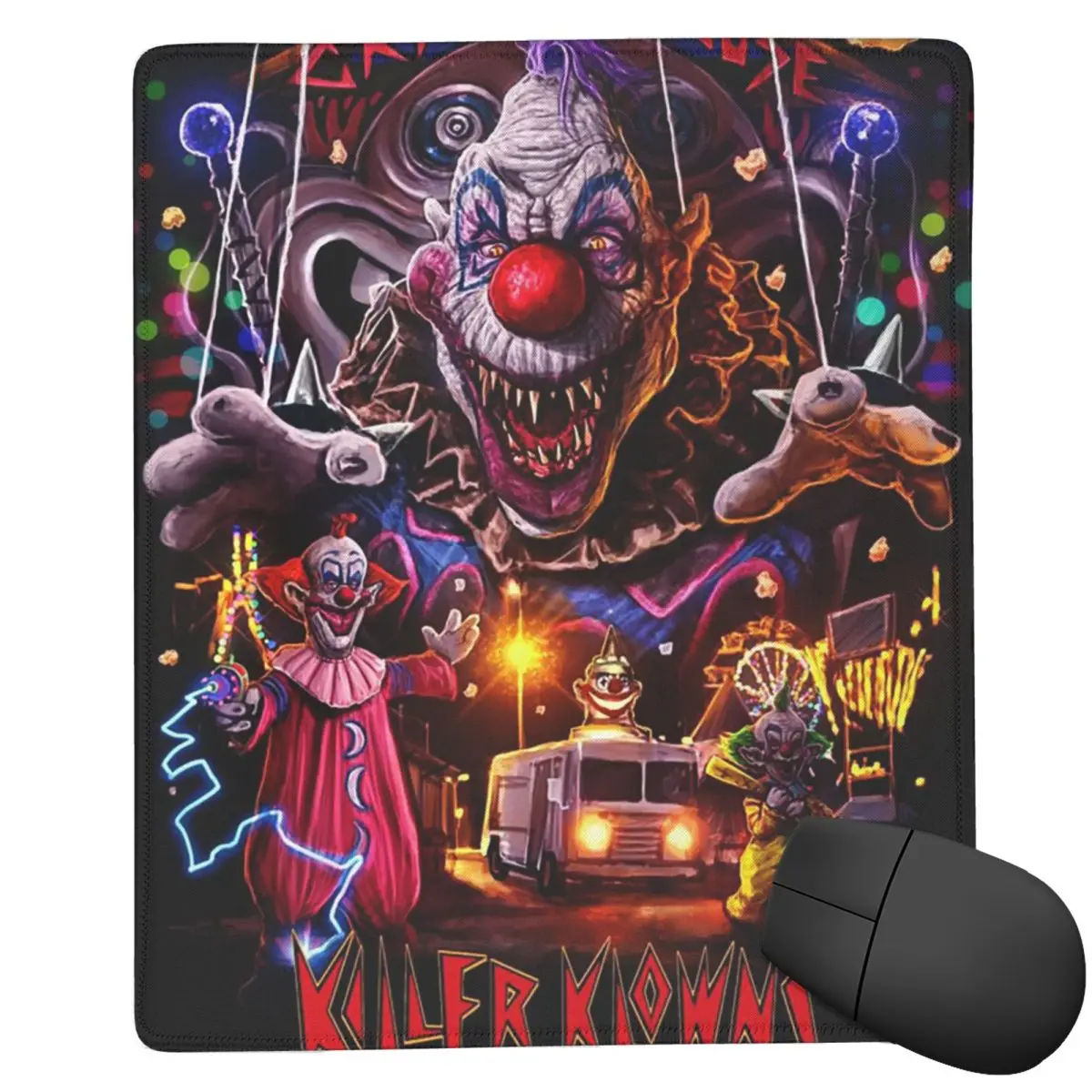 Killer Klowns From Outer Space 7x9 in 22x18 cm Mouse Pad Computer Keyboard Mouse Mat Gamer PC Laptop Desk Mat Table Mats