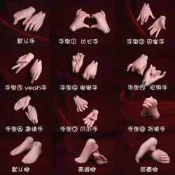 BJD Doll 1/4 Applies to the Hand Shape Resin Doll Accessories For 1/4 Girl Doll Figures Naked Toy Gifts