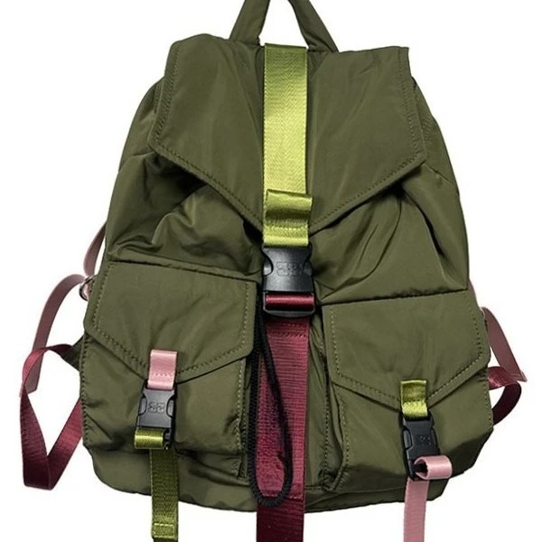 2026 New Style, Same Style as Fairy Sister, Fashionable and Versatile, Trendy South Korean Double Shoulder Silk Travel Backpack view 4
