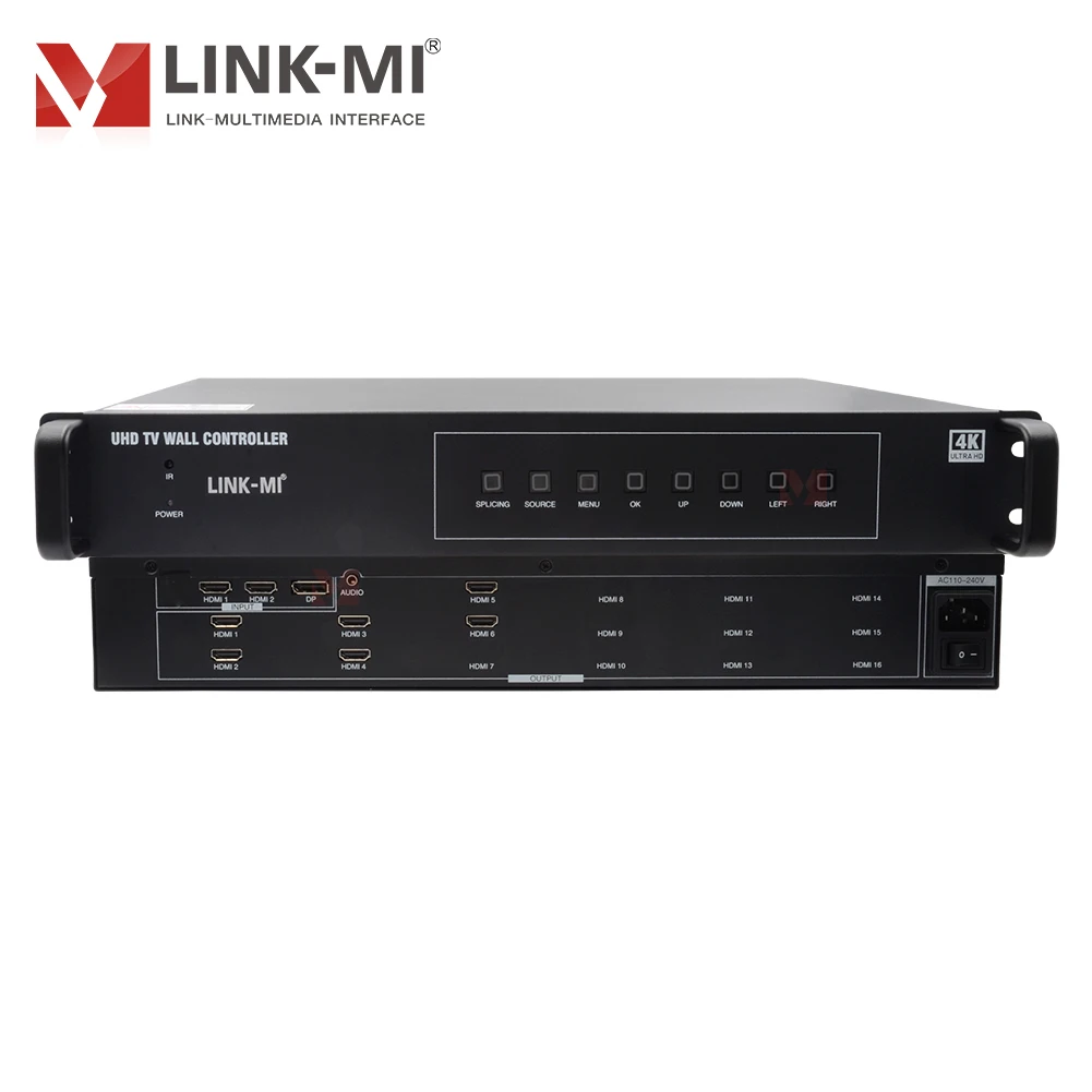 Controller da parete video HDMI 2x3 4K a 60 Hz, uscita 6xHDMI, PIP, rotazione, telecomando Processore da parete video HDCP2.2