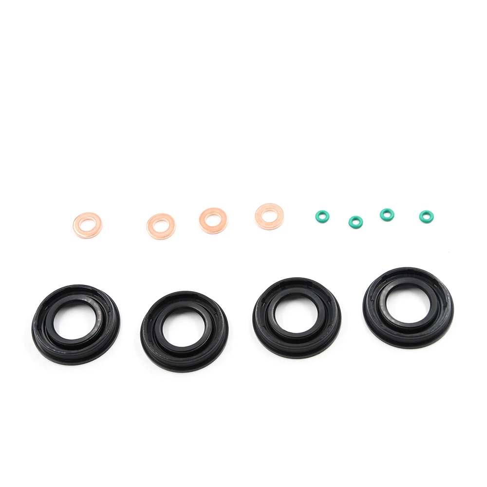 Fuel Injector Gasket Seal Washer Oring Kit 1378433 6C1Q-6K780-AB 6C1Q-9K546-BC For Ford Transit FIAT Peugeot Citroen Land Rover